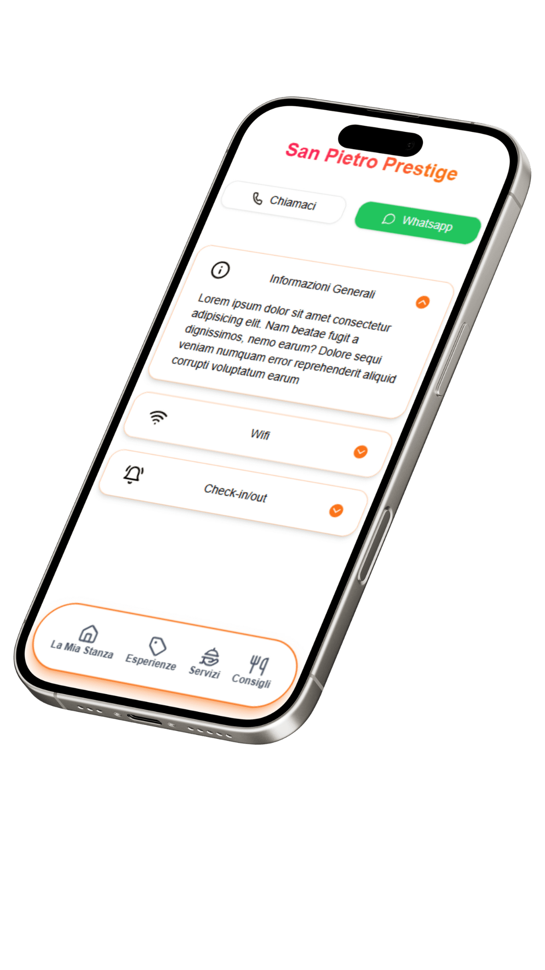 Helpy Travel digital guest guide shown on a phone